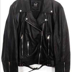 🚫SOLD🚫 Zara Leather Biker Jacket